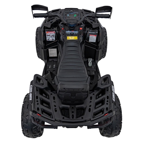 Quad na akumulator dla dzieci Can Am Outlander ATV z pilotem Czarny DK-CA005.2.4GHZ